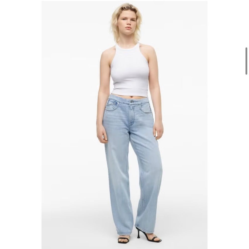 Good American x Zara 90’s Relaxed Denim Jeans Size 10/42